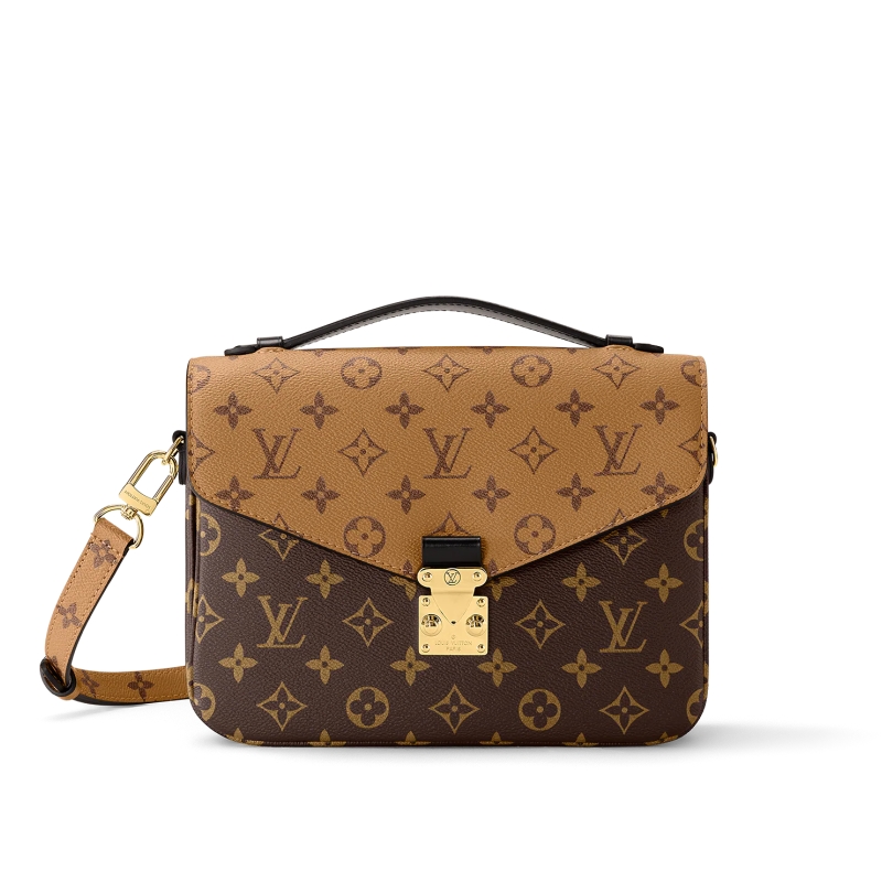 M44876 LV Pochette Metis 手袋 新版Monogram Reverse塗層老花郵差包