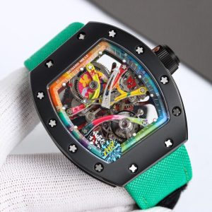 RICHARD MILLE ＂手腕上的藝術品＂RM 68-01陀飛輪Cyril Kongo腕表