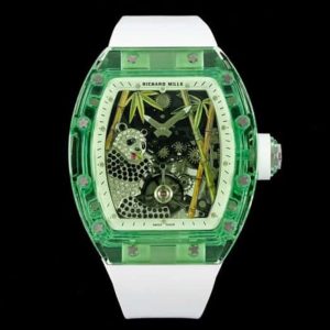 RICHARD MILLE 熊貓吃金竹 水晶RM26-01陀飛輪腕表