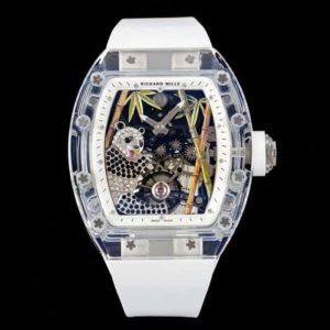 RICHARD MILLE 熊貓吃金竹 水晶RM26-01陀飛輪腕表