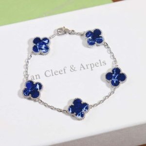 Van Cleef &Arpels 梵克雅寶彼得石五花手鏈