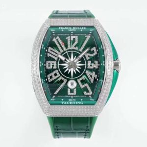 ABF 最高品質 綠遊艇 新款到貨 Franck Muller 法蘭克穆勒 Vanguard Yachting V45遊艇系列ETA2824機芯腕表