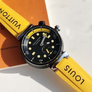 LV—TAMBOUR系列LV機械表QA172A TAMBOUR STREET DIVER 精鋼自動腕表，44 毫米