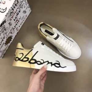 DOLCE&GABBANA杜嘉班納 PORTOFINO塗鴉系列男士‘s運動鞋