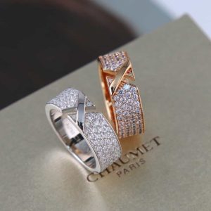 尚美巴黎 CHAUMET 的緣系•一生系列滿鉆戒指