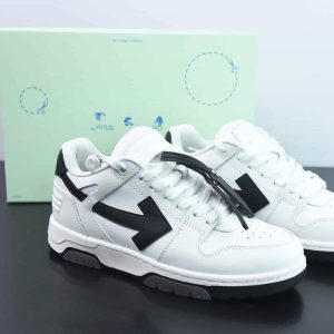 OFF-WHITE Out Of Office 系列低幫復古百搭休閑運動板鞋