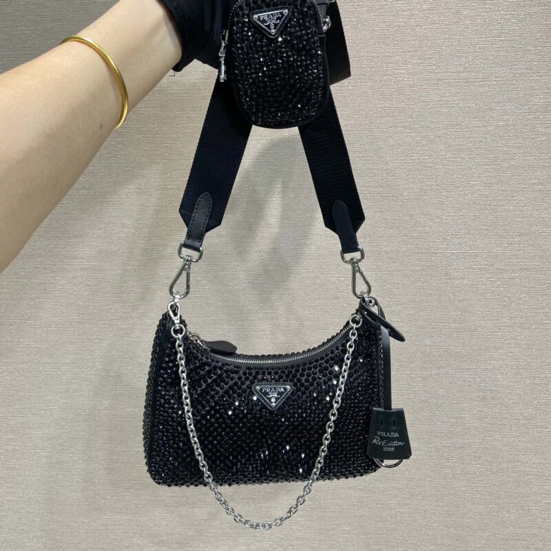 PRADA 閃鉆三合一🎉2023年新色1BH204閃鉆